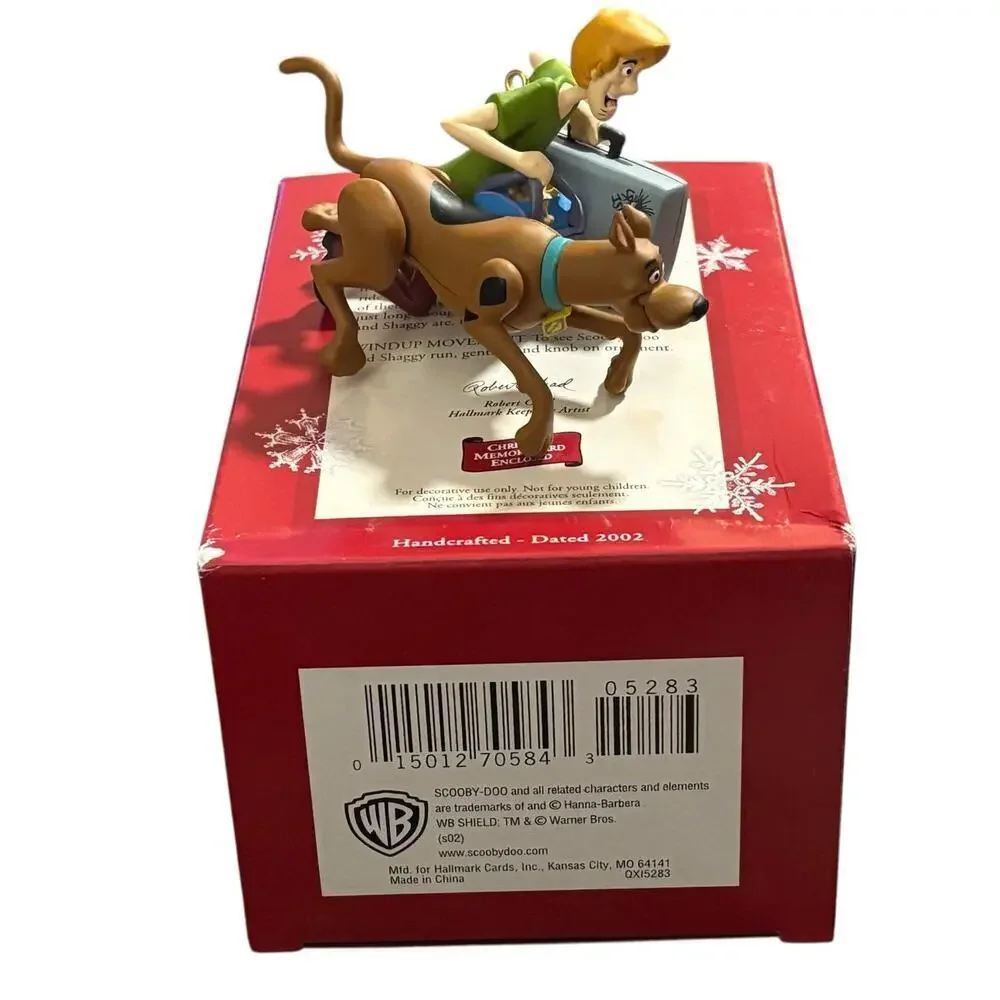 Hallmark Keepsake 2002 Scooby-Doo & Shaggy Wind Up Christmas Ornament